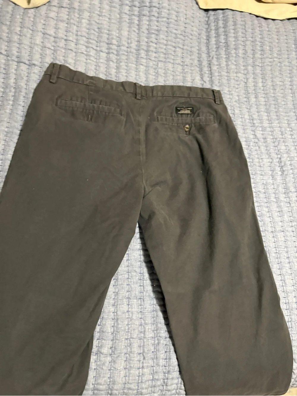 Banana Republic Men's Straight Chinos - Charcoal